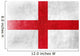 England Flag painted on leather texture 