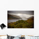 Dramatic storm with rain over the Loch Shiel, Scotland Wall Mural