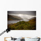 Dramatic storm with rain over the Loch Shiel, Scotland Wall Mural