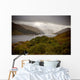 Dramatic storm with rain over the Loch Shiel, Scotland Wall Mural