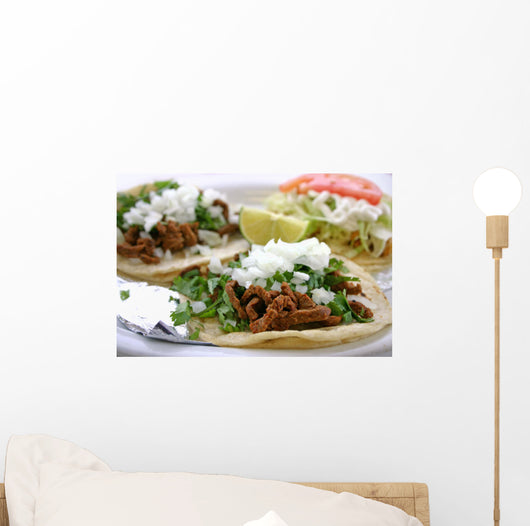 Steak Tacos Wall Mural
