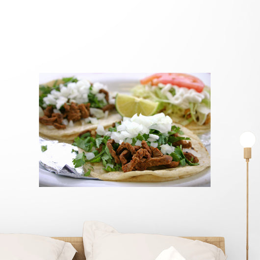Steak Tacos Wall Mural