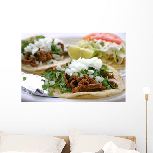 Steak Tacos Wall Mural