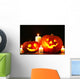 Halloween Pumpkins and Candles Wall Decal