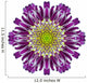 Mandala Chrysanthemum Flower Wall Decal