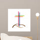 Vector Logo Crucifix Wall Decal