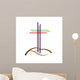 Vector Logo Crucifix Wall Decal