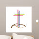 Vector Logo Crucifix Wall Decal