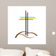 Vector Logo Crucifix Wall Decal