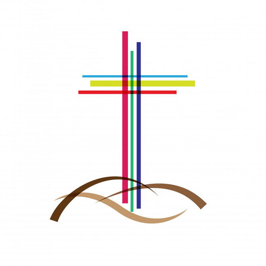 Vector Logo Crucifix Wall Decal