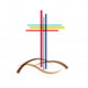 Vector Logo Crucifix Wall Decal