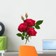 Three Red Roses Wall Decal