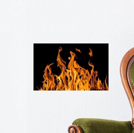 yellow fire sparks isolated on black 
