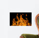 yellow fire sparks isolated on black 