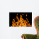 yellow fire sparks isolated on black 