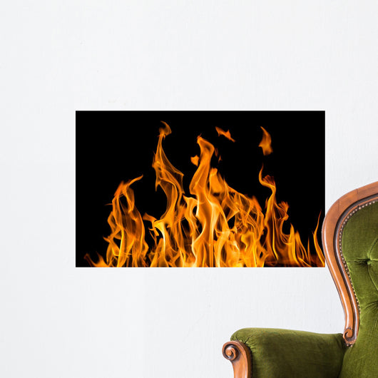 yellow fire sparks isolated on black 
