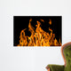 yellow fire sparks isolated on black 