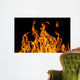 yellow fire sparks isolated on black 
