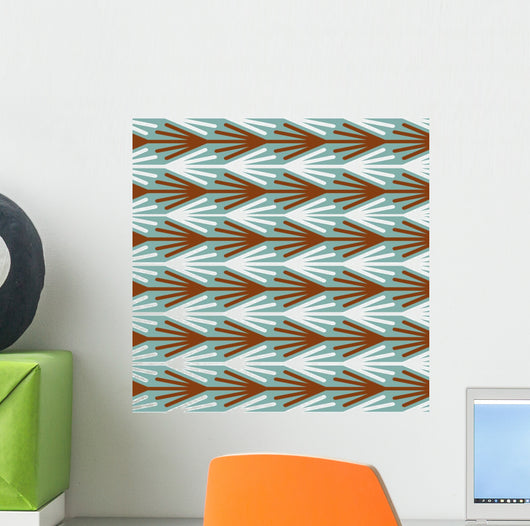 Seamless Geometric Colorful Pattern Wall Decal