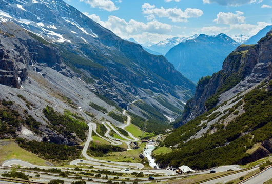 Summer Stelvio pass (Italy) Wall Mural