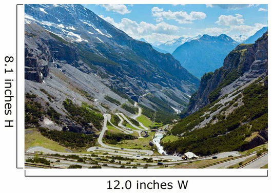 Summer Stelvio pass (Italy) Wall Mural