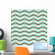 Geometric wave seamless pattern background Wall Mural