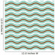 Geometric wave seamless pattern background Wall Mural