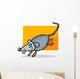 mouse or rat cartoon illustration Wall Decal
