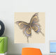 decorative butterfly Wall Mural