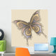 decorative butterfly Wall Mural