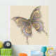 decorative butterfly Wall Mural
