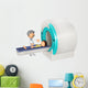 MRI Scanm Doctor and little boy, 3d Wall Decal