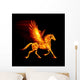 Fire Pegasus Wall Mural
