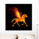 Fire Pegasus Wall Mural