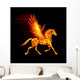 Fire Pegasus Wall Mural