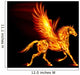 Fire Pegasus Wall Mural