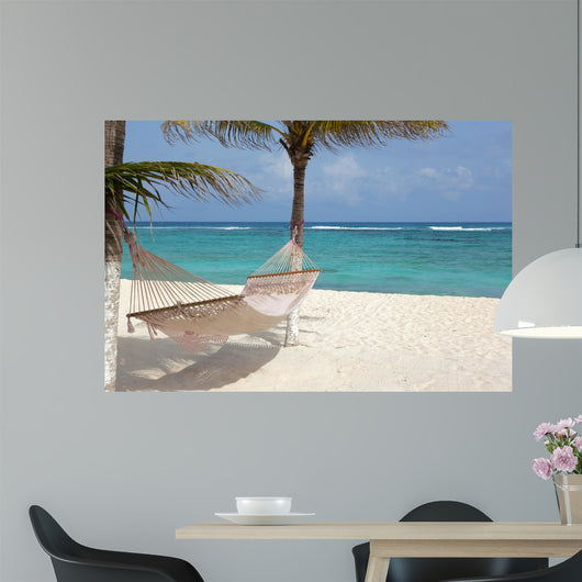 Beach With Coconut Trees 