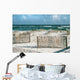 Beautiful Florida Beach with Sand Fences and Turquoise Ocean 