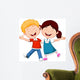 Happy children cartoon 