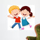 Happy children cartoon 