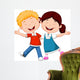 Happy children cartoon 