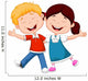 Happy children cartoon 