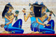 Beautiful Egyptian Papyrus Wall Mural