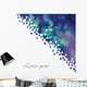 Geometric Vector Card Wall Decal