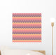 Seamless Chevron Pattern Wall Decal