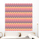 Seamless Chevron Pattern Wall Decal