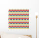 seamless chevron pattern Wall Mural