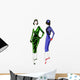 Fashion History: 1950 Model Wall Mural
