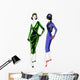 Fashion History: 1950 Model Wall Mural