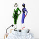 Fashion History: 1950 Model Wall Mural